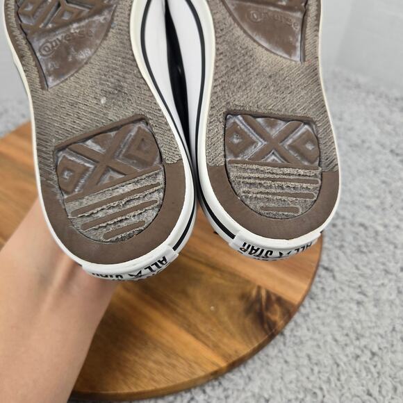 Converse Womesn 8 CTAS All Star Shoreline Slip Ox Black White Y2K Casual Sneaker - Picture 10 of 11